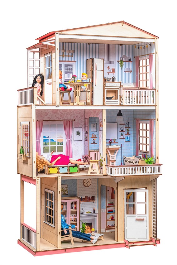 Кукольный домик "Рапсодия" трёхэтажный - фото 4920